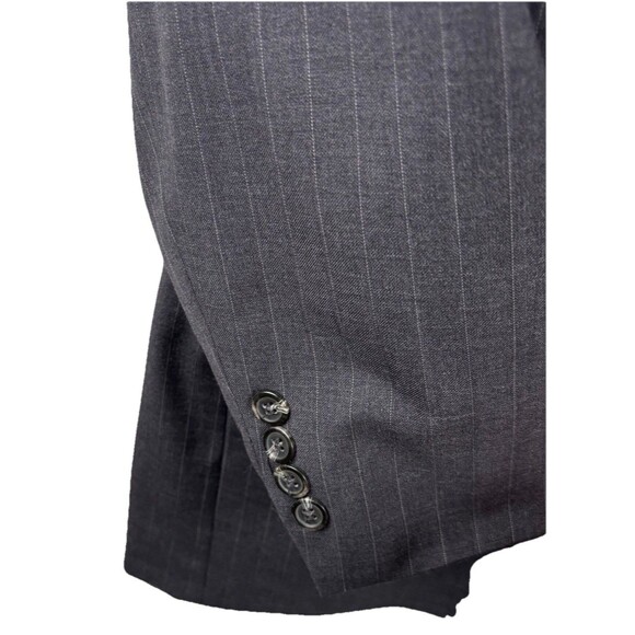 Lauren Ralph Lauren 100% Wool 2-PC Suit Mens Dark Gray Sz Blazer 44S Pants 39x27 - Picture 3 of 10